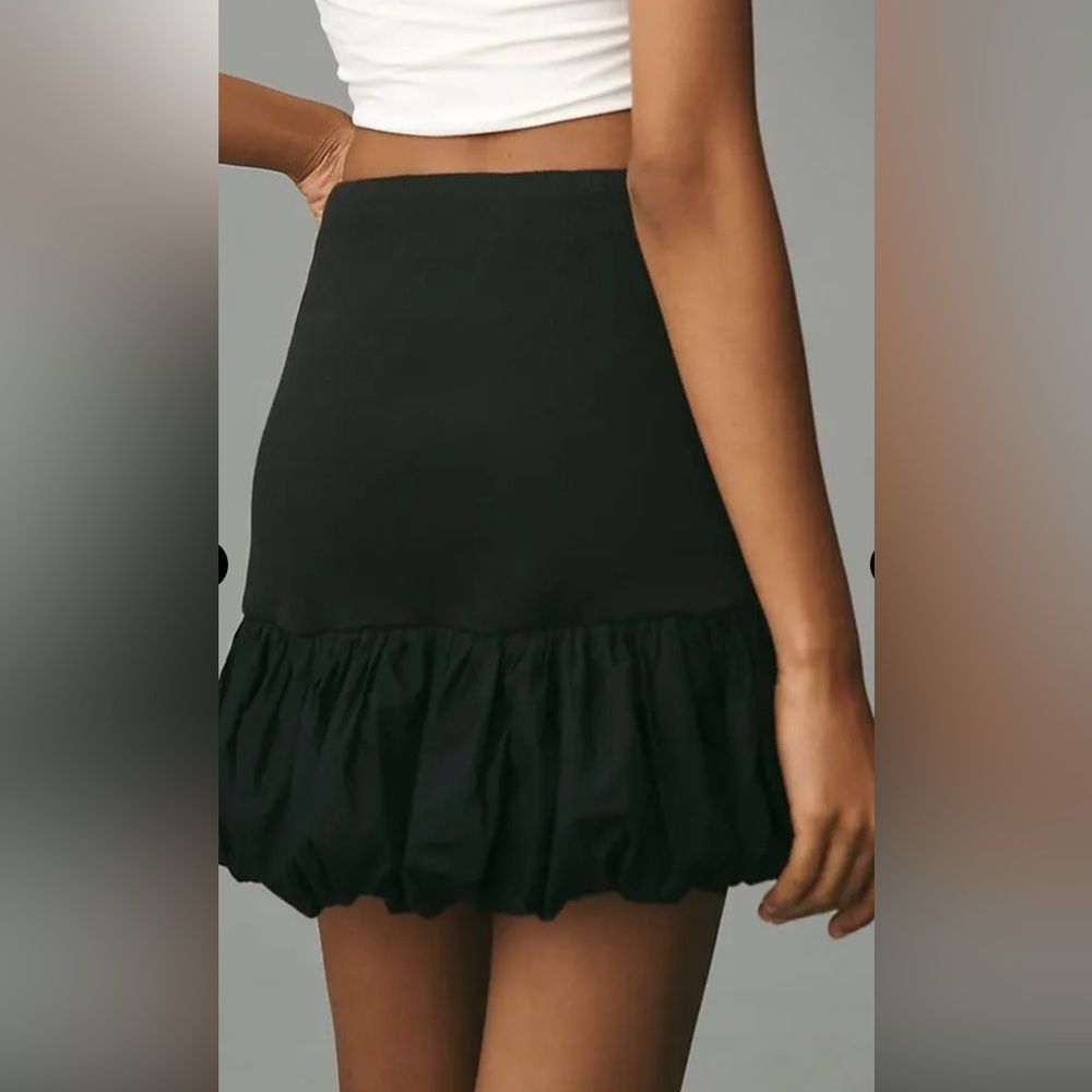 NEW- ANTHROPOLOGIE Drop-Waist Knit Bubble Skirt - Size X-Large - Picture 4 of 4